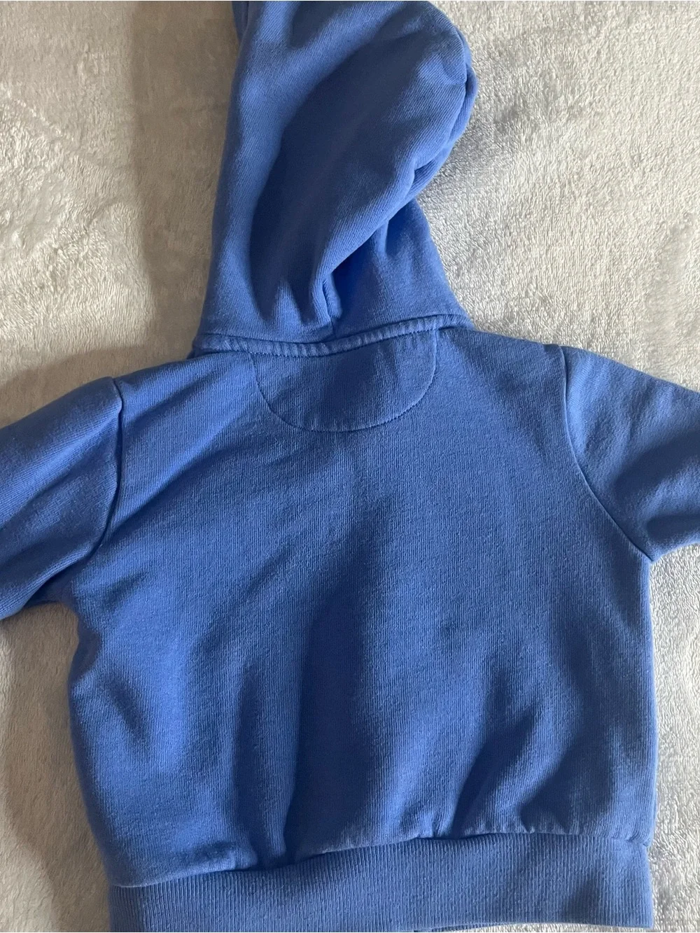 Ralph Lauren Kids Light Blue Zip-Up Hoodie with Polo Pony Sz 12M